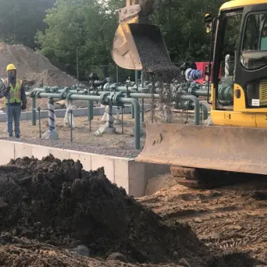 Pipeline Project Safety Inspection of Backfill - Vi